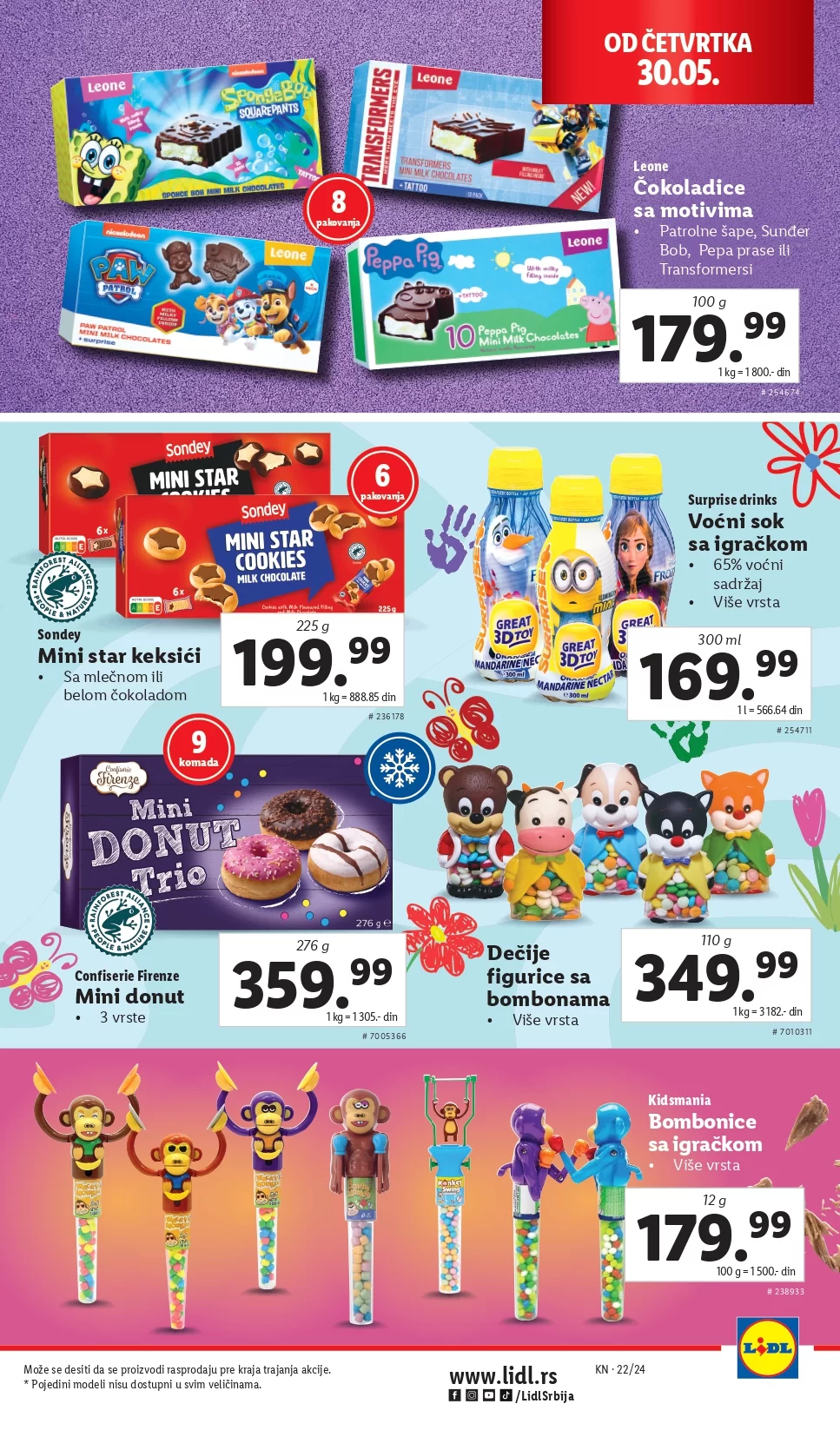 Lidl katalog PREHRANA 30.5-5.6.2024.