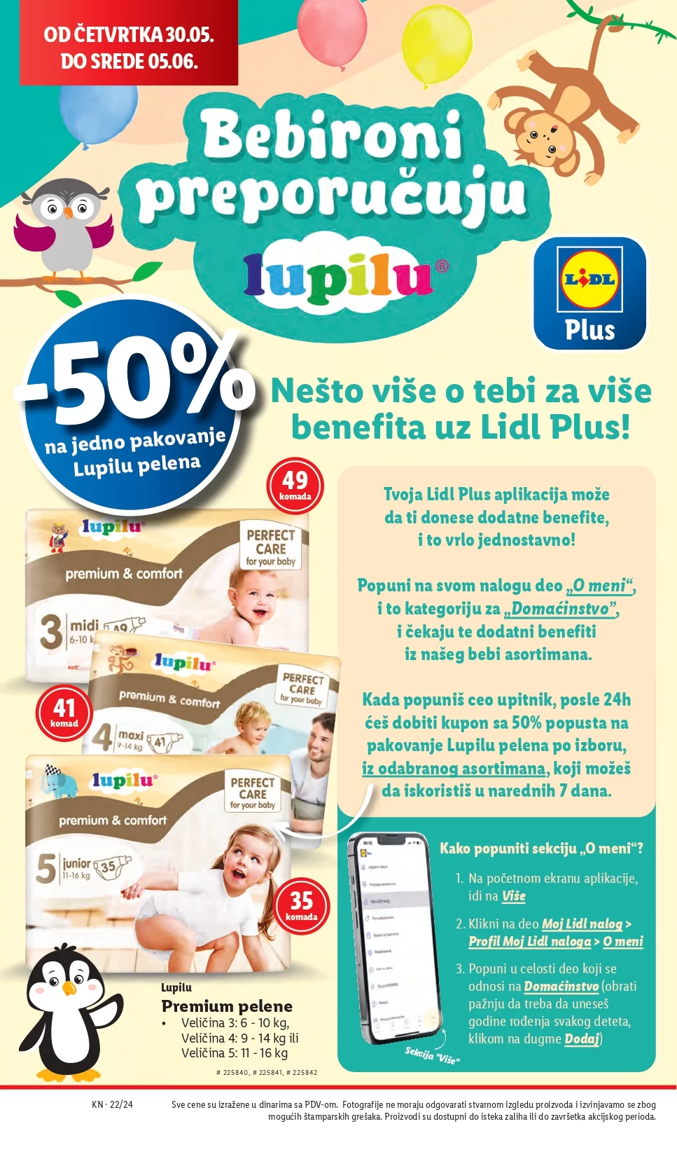 Lidl katalog PREHRANA 30.5-5.6.2024.