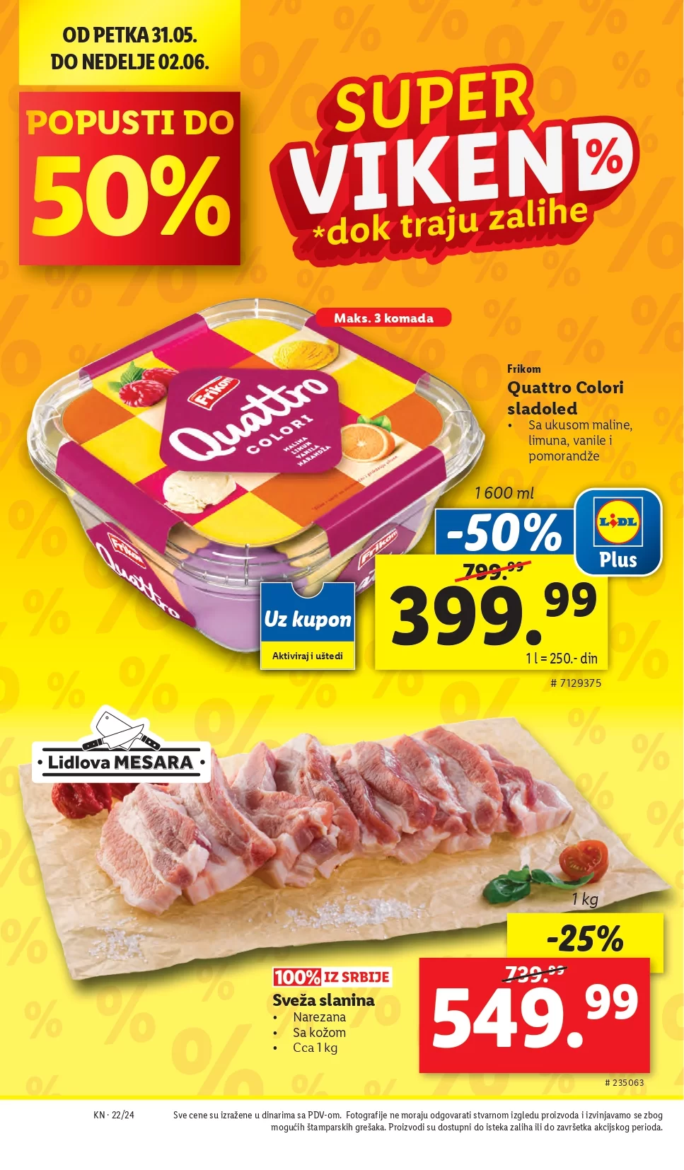 Lidl katalog PREHRANA 30.5-5.6.2024.