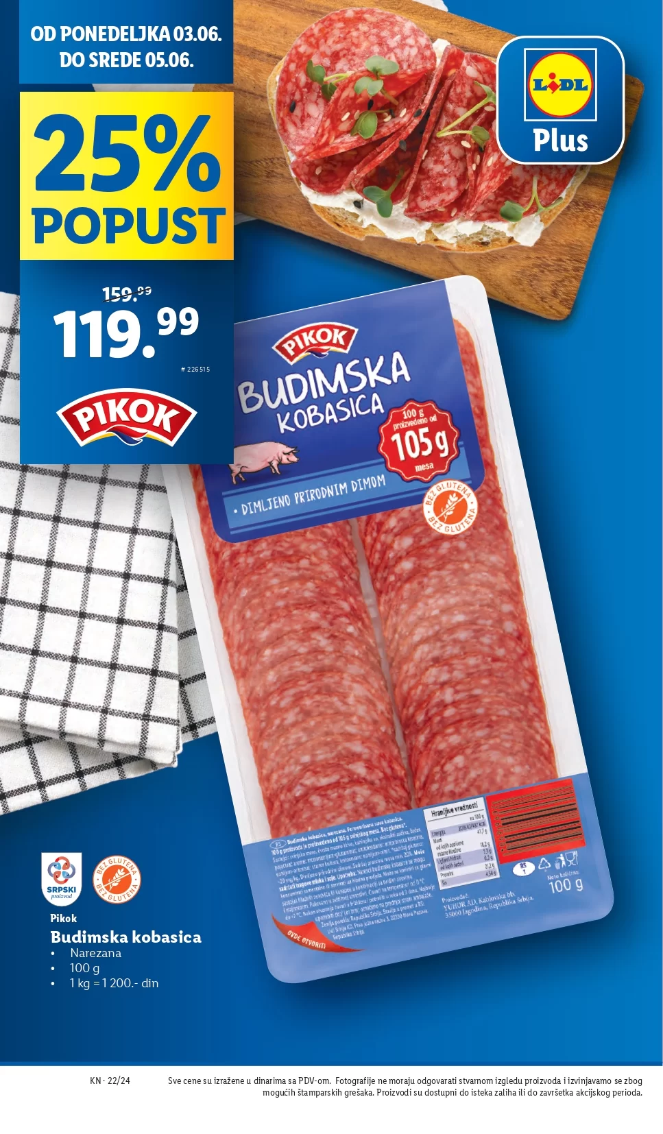 Lidl katalog PREHRANA 30.5-5.6.2024.