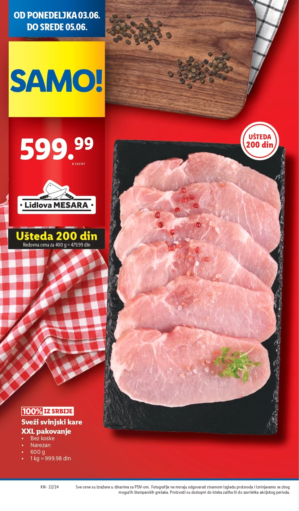 Lidl katalog PREHRANA 30.5-5.6.2024.
