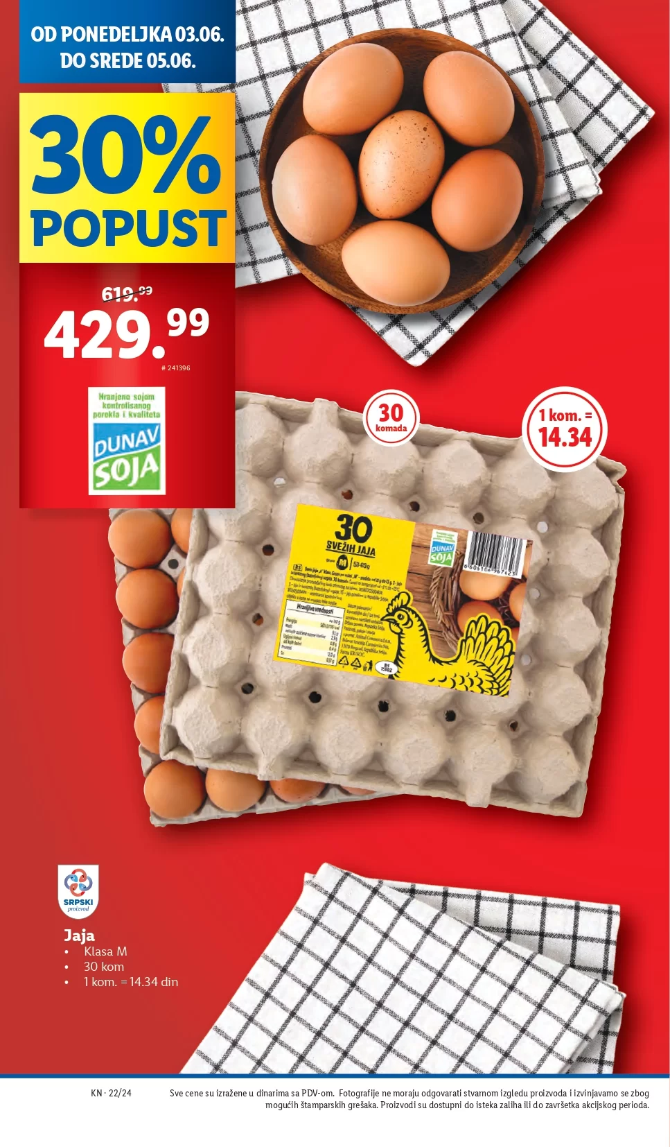 Lidl katalog PREHRANA 30.5-5.6.2024.