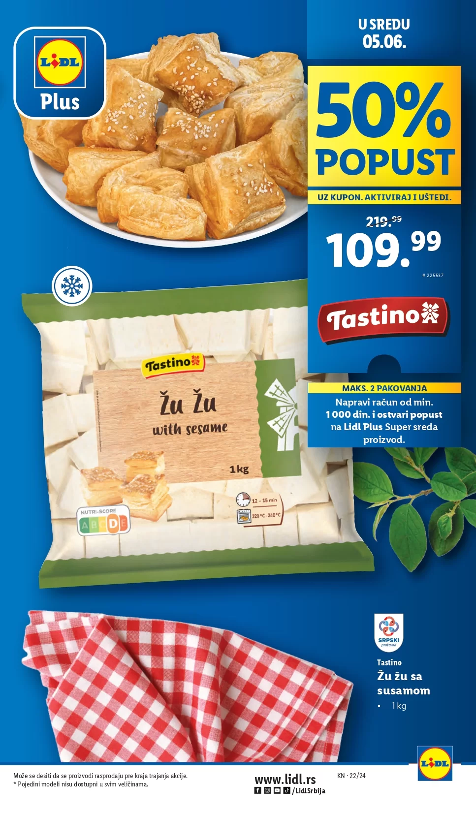 Lidl katalog PREHRANA 30.5-5.6.2024.