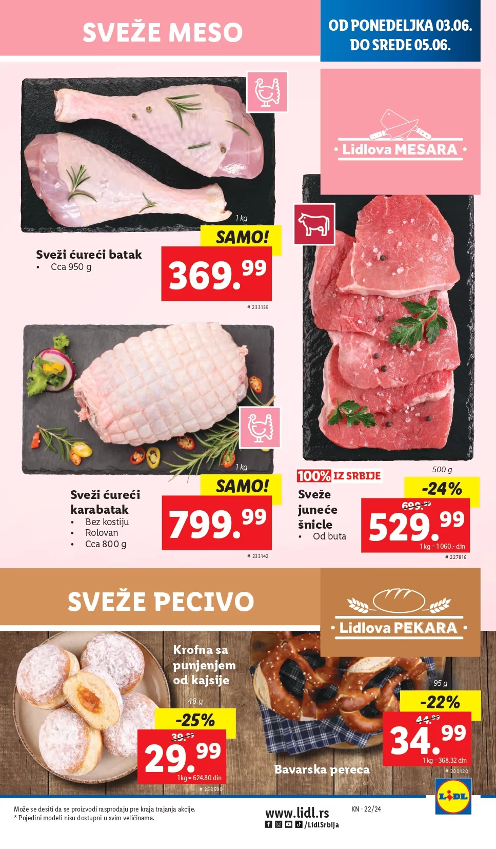 Lidl katalog PREHRANA 30.5-5.6.2024.