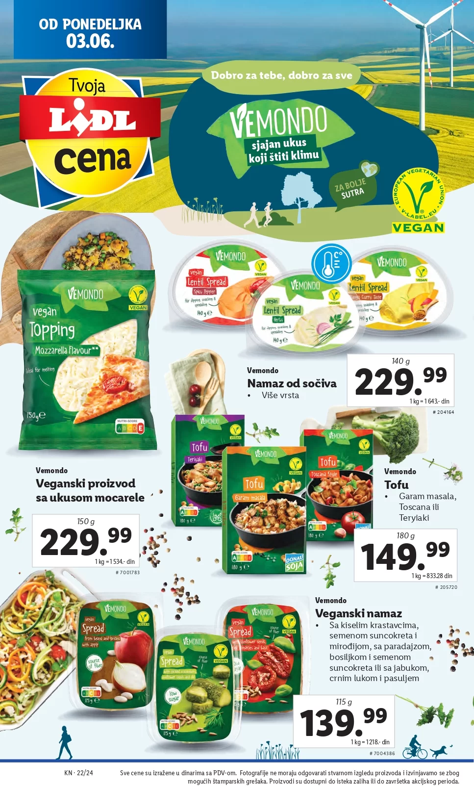 Lidl katalog PREHRANA 30.5-5.6.2024.