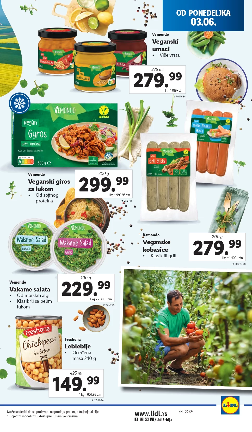 Lidl katalog PREHRANA 30.5-5.6.2024.