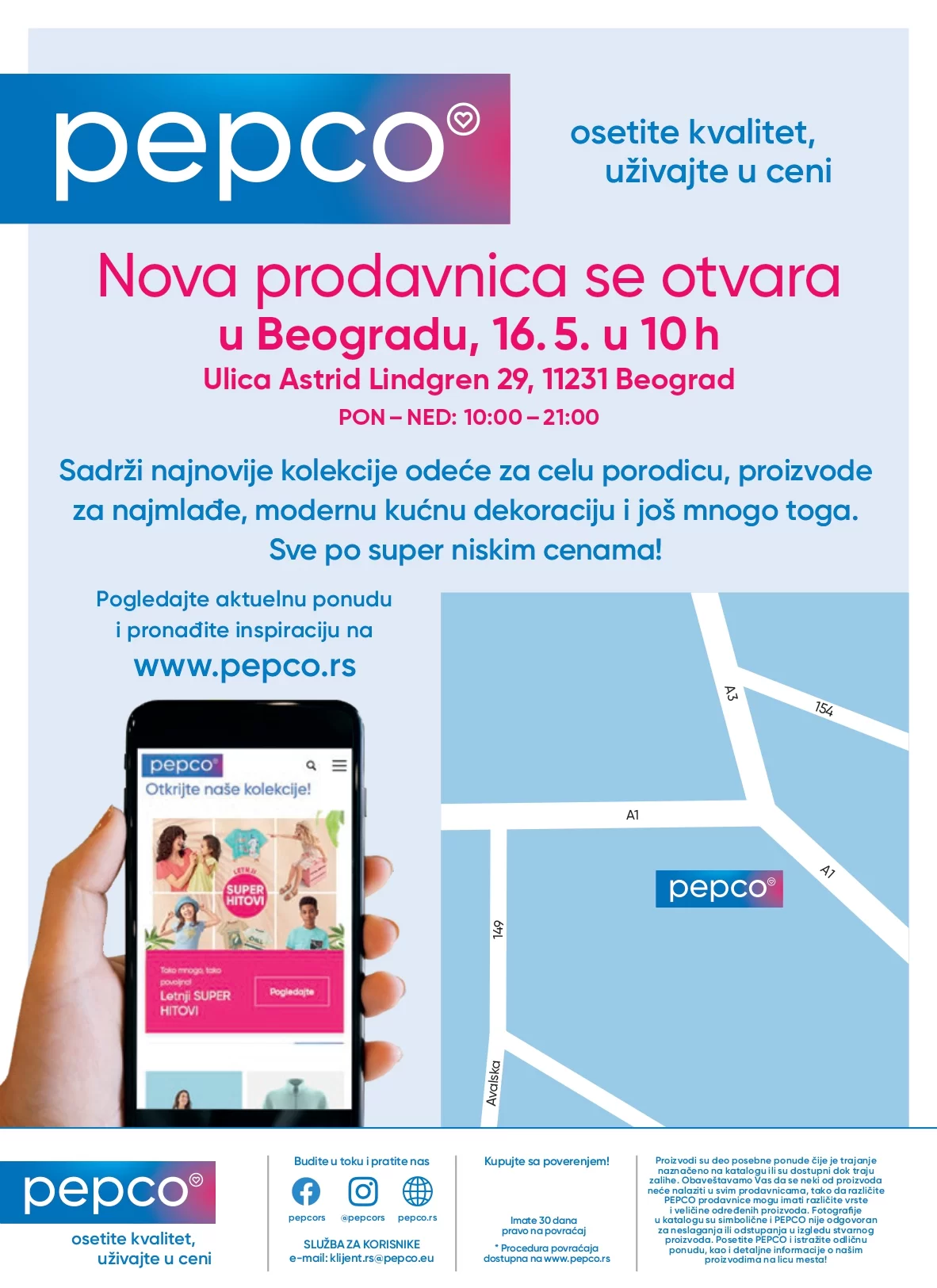 Pepco Beograd VELIKO OTVARANJE 16.5.2024. 