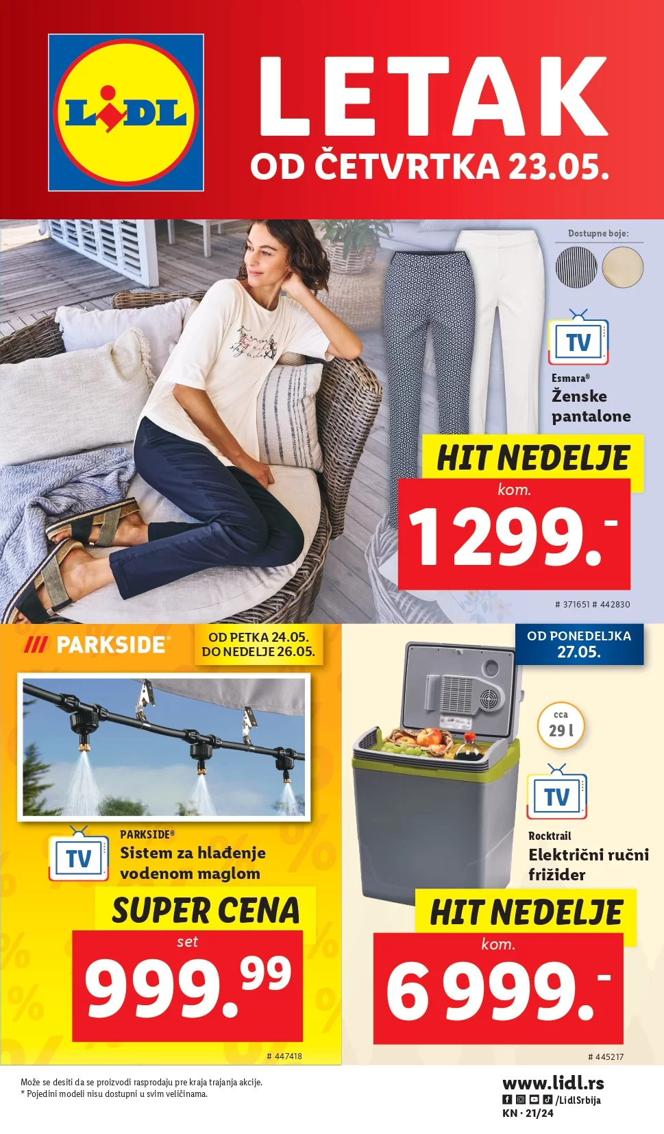 Lidl katalog NEPREHRANA 23-29.5.2024.