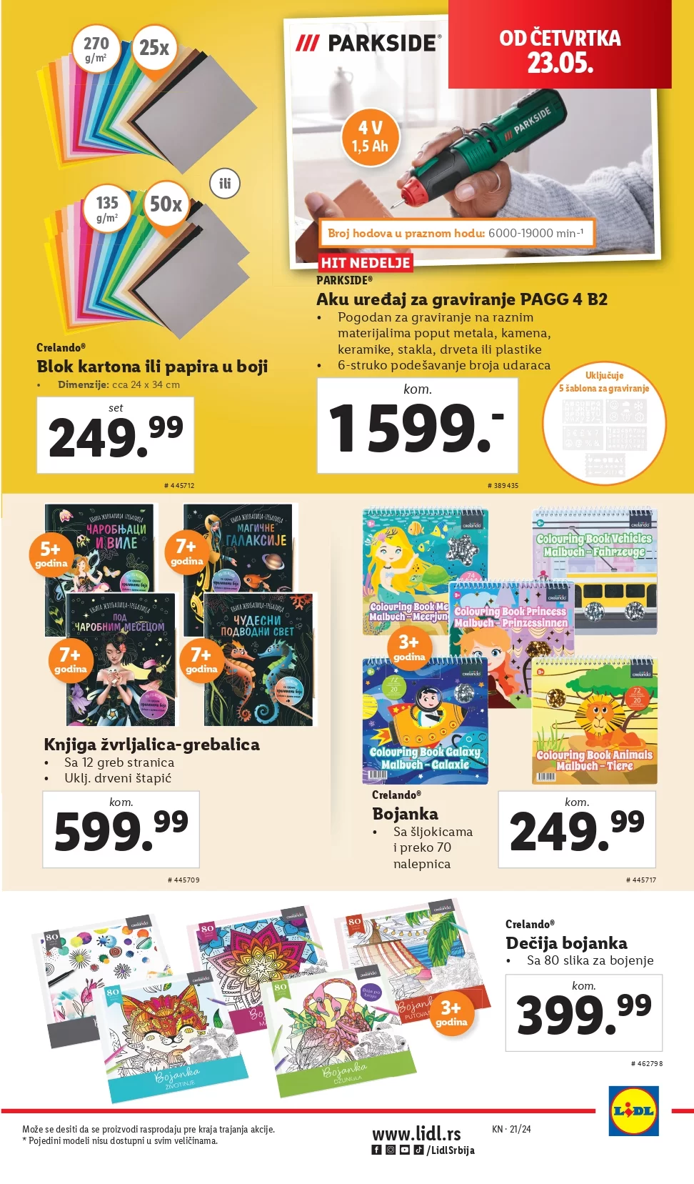 Lidl katalog NEPREHRANA 23-29.5.2024.