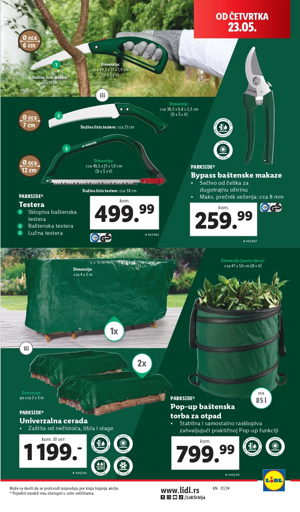 Lidl katalog NEPREHRANA 23-29.5.2024.