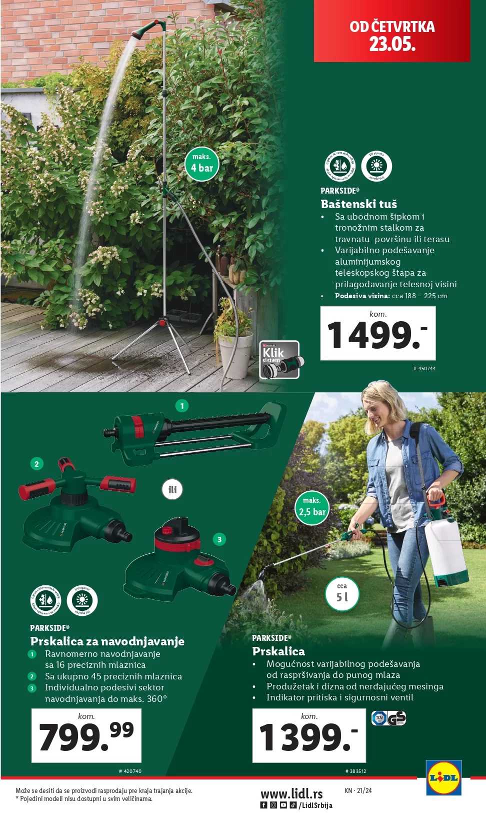 Lidl katalog NEPREHRANA 23-29.5.2024.