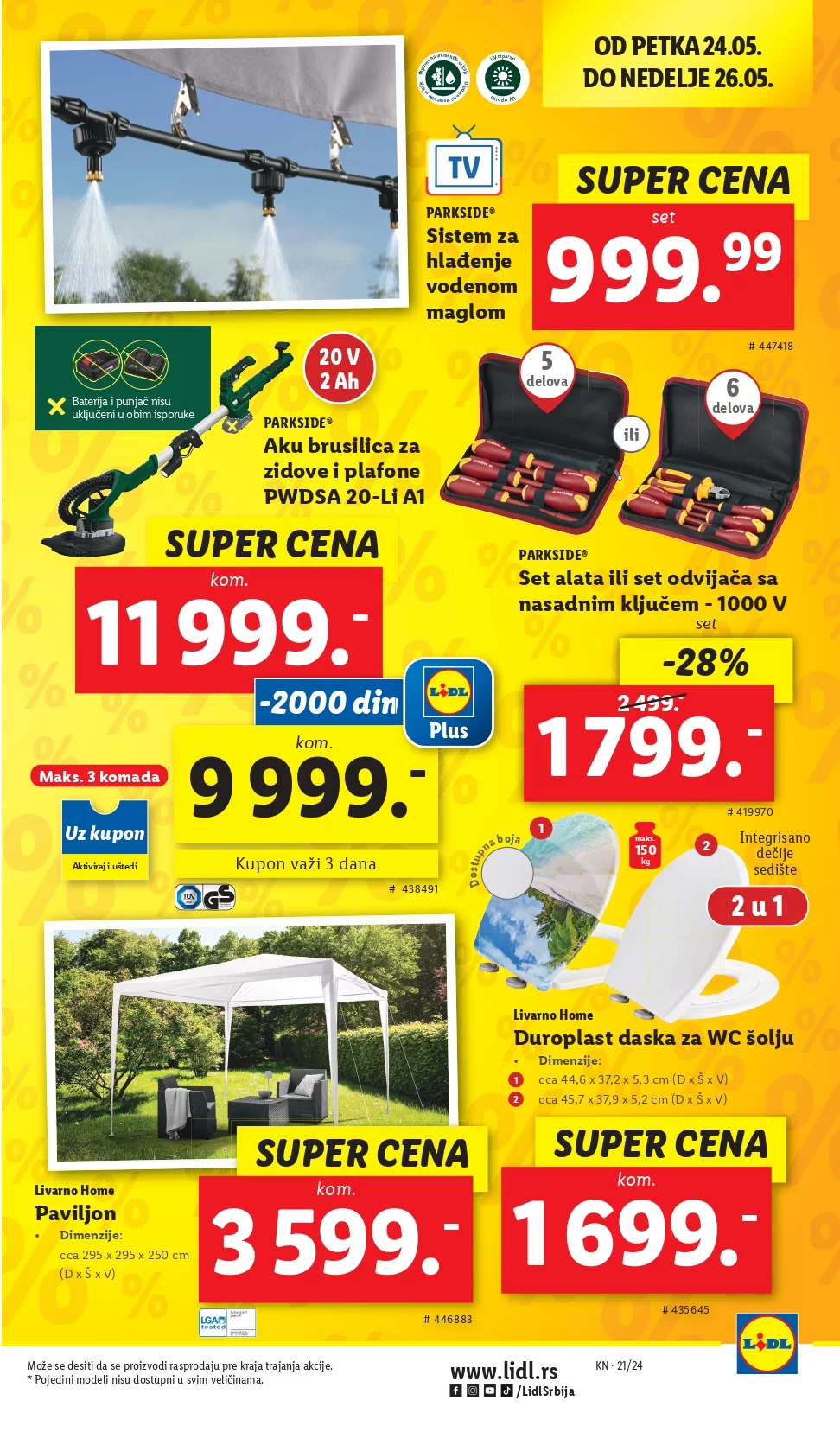 Lidl katalog NEPREHRANA 23-29.5.2024.