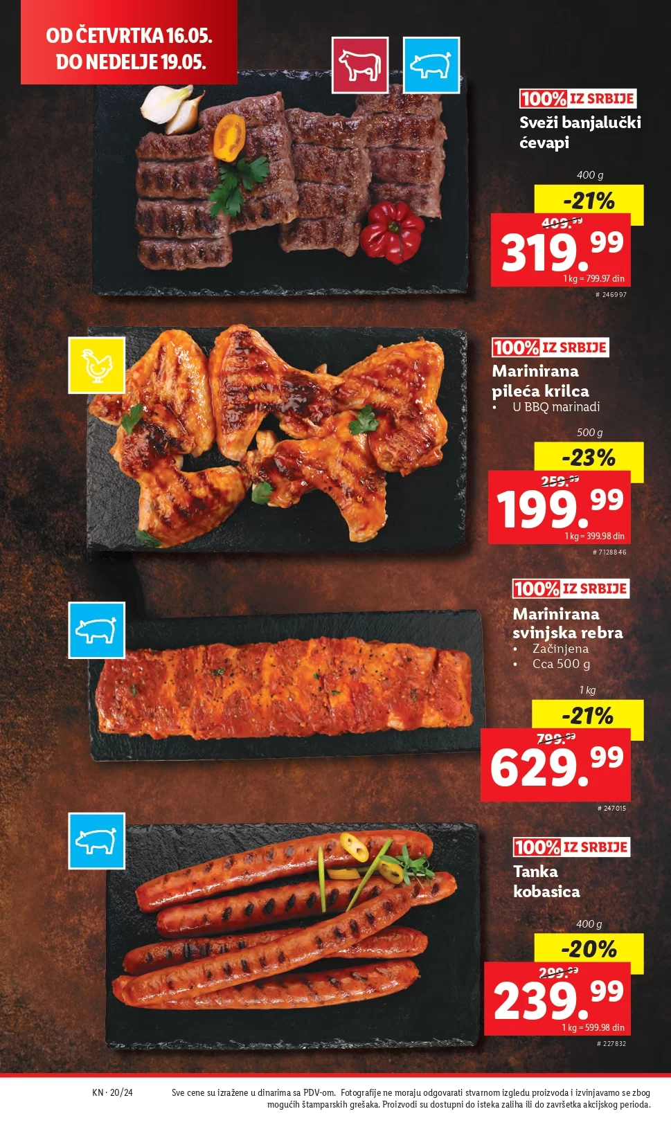 Lidl katalog PREHRANA 16-22.5.2024.
