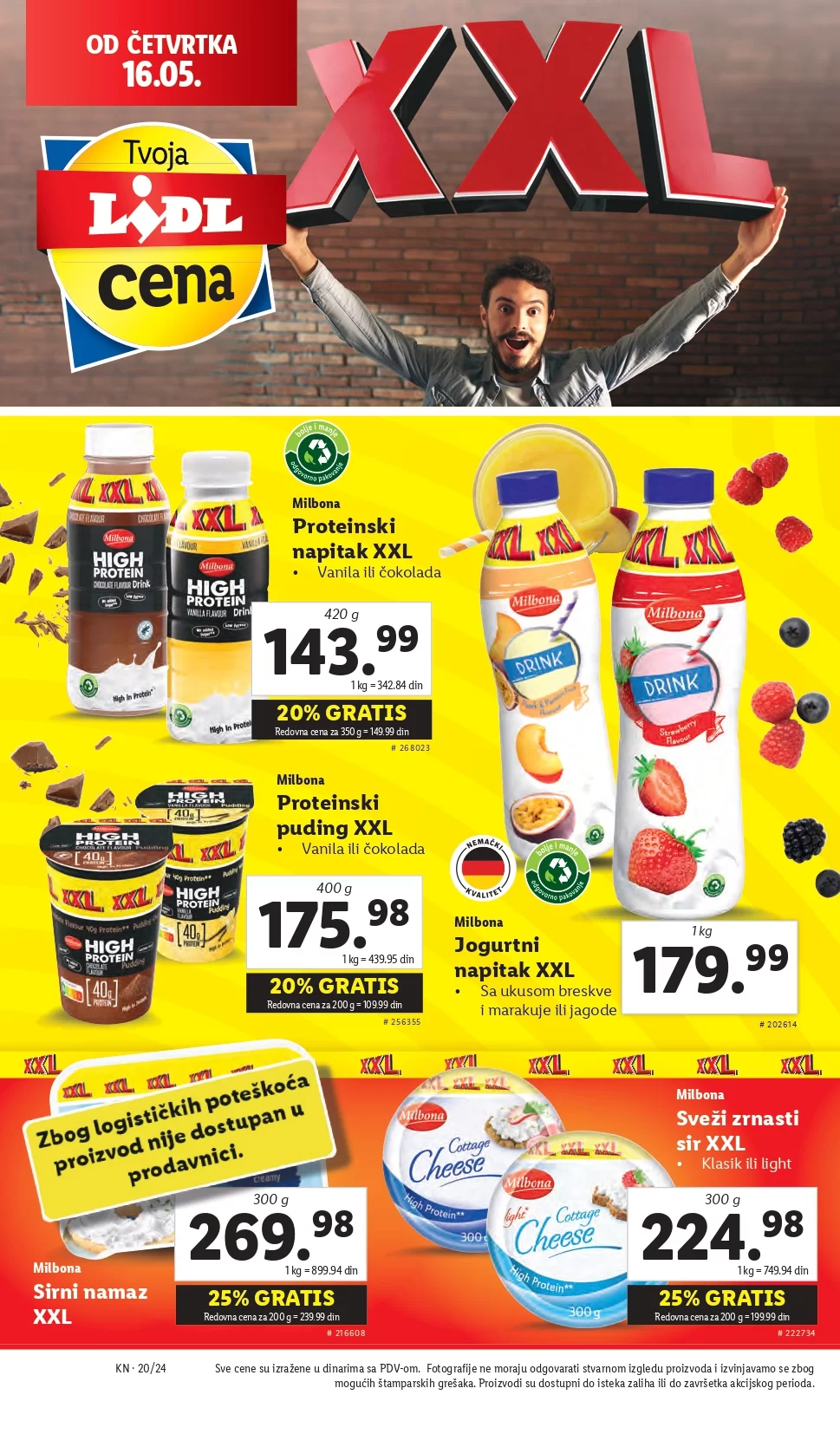 Lidl katalog PREHRANA 16-22.5.2024.