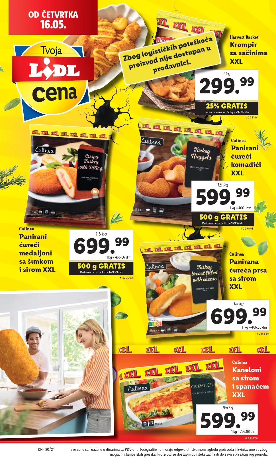 Lidl katalog PREHRANA 16-22.5.2024.