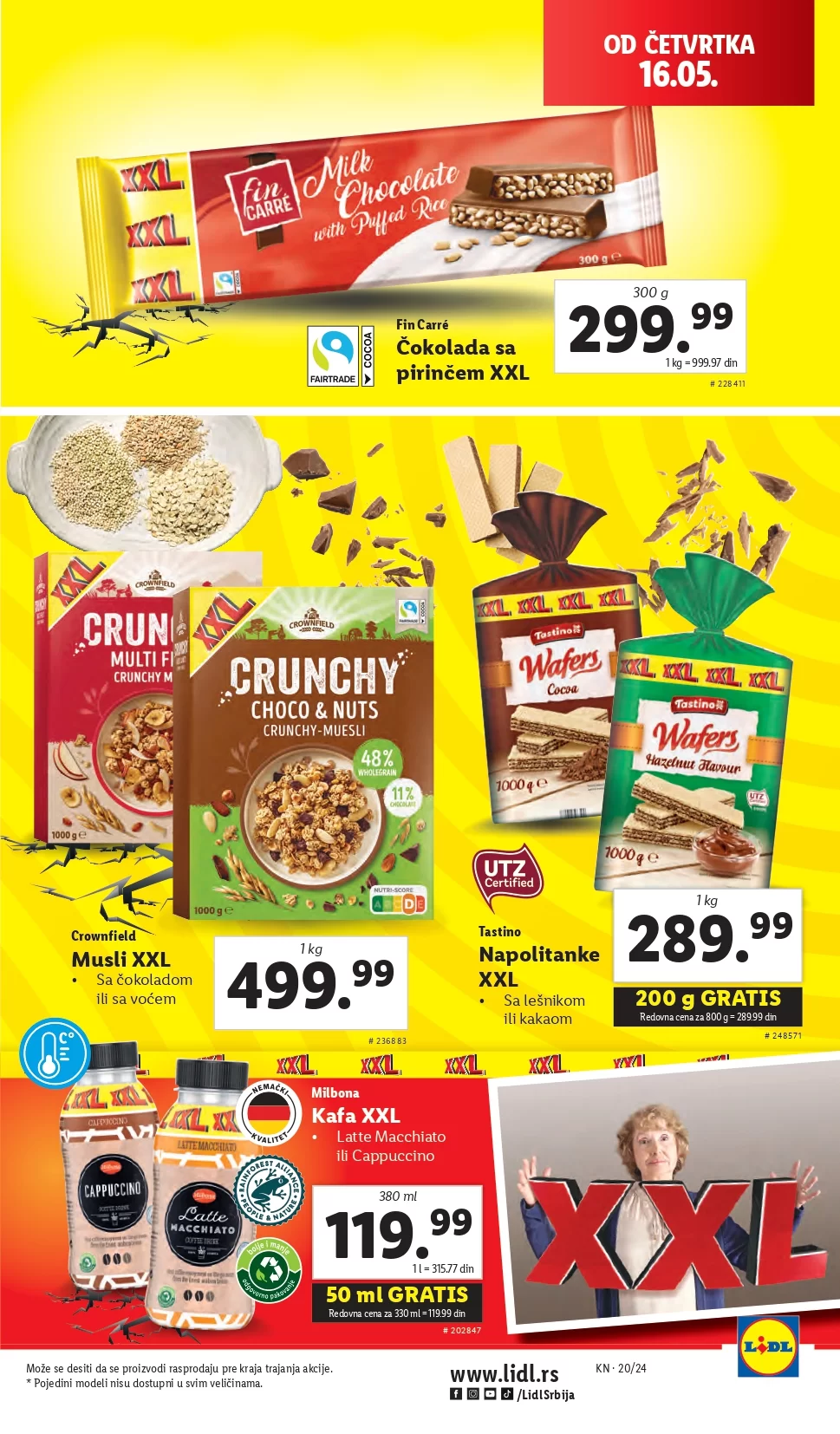 Lidl katalog PREHRANA 16-22.5.2024.