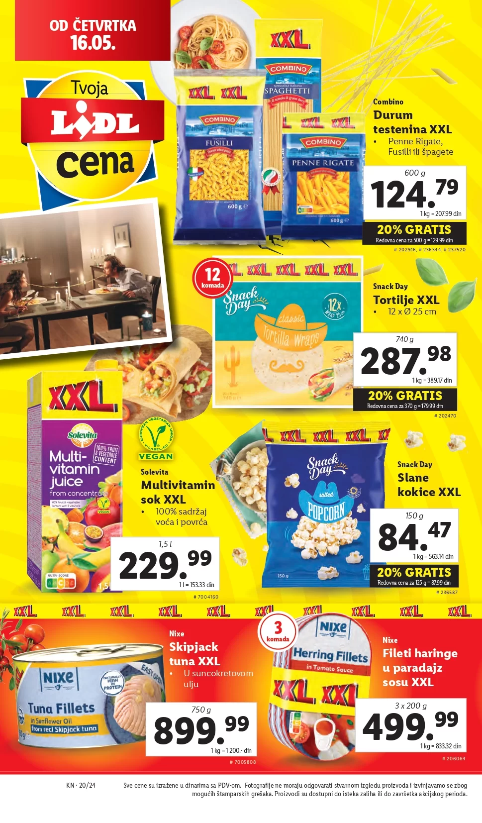 Lidl katalog PREHRANA 16-22.5.2024.