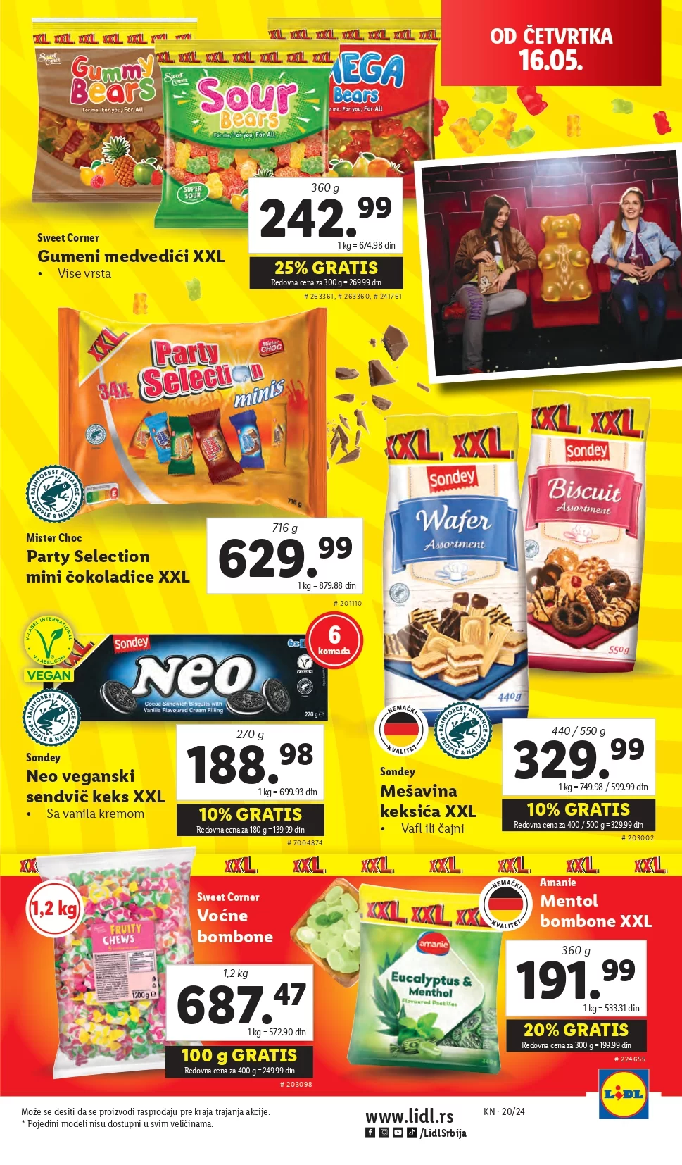 Lidl katalog PREHRANA 16-22.5.2024.