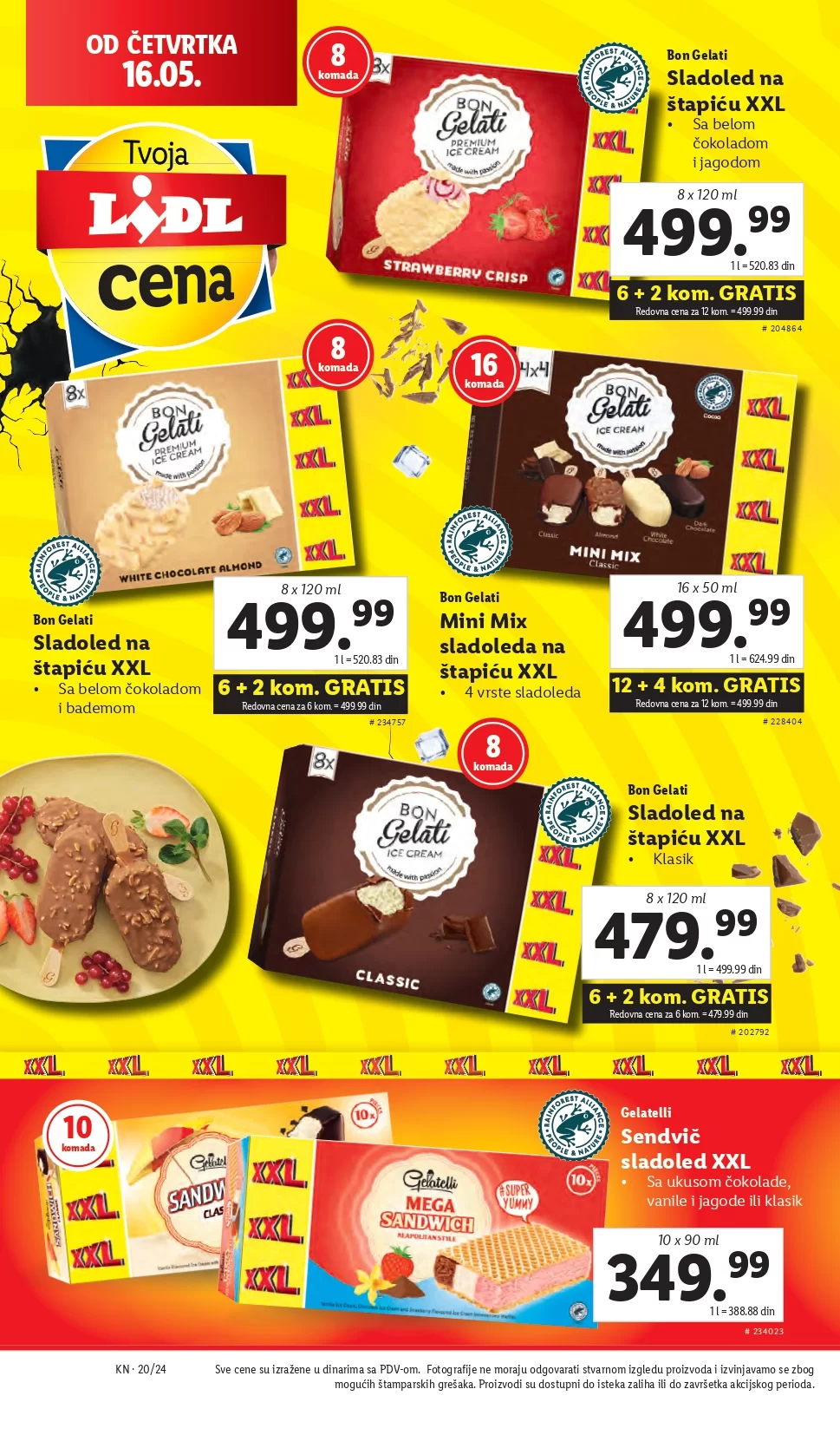 Lidl katalog PREHRANA 16-22.5.2024.