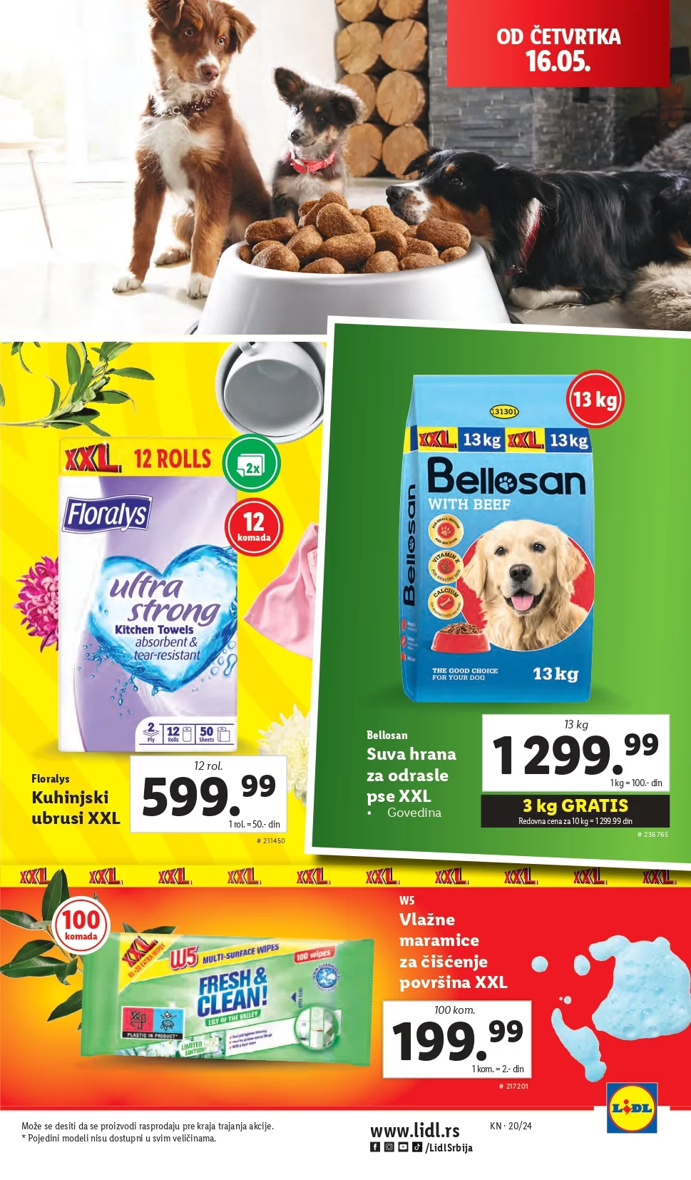 Lidl katalog PREHRANA 16-22.5.2024.