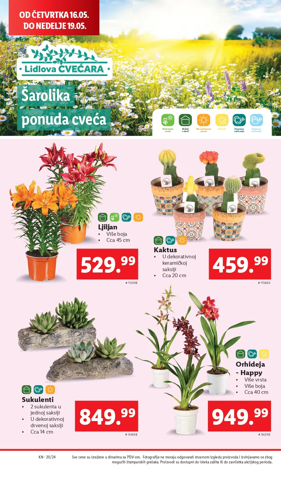Lidl katalog PREHRANA 16-22.5.2024.
