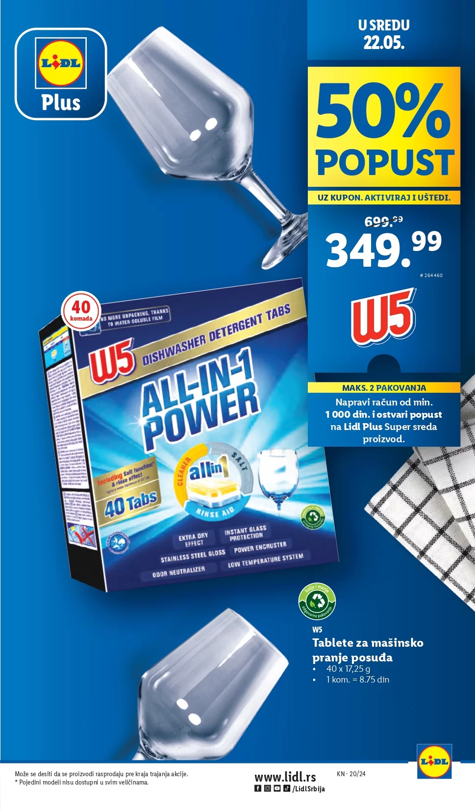 Lidl katalog PREHRANA 16-22.5.2024.