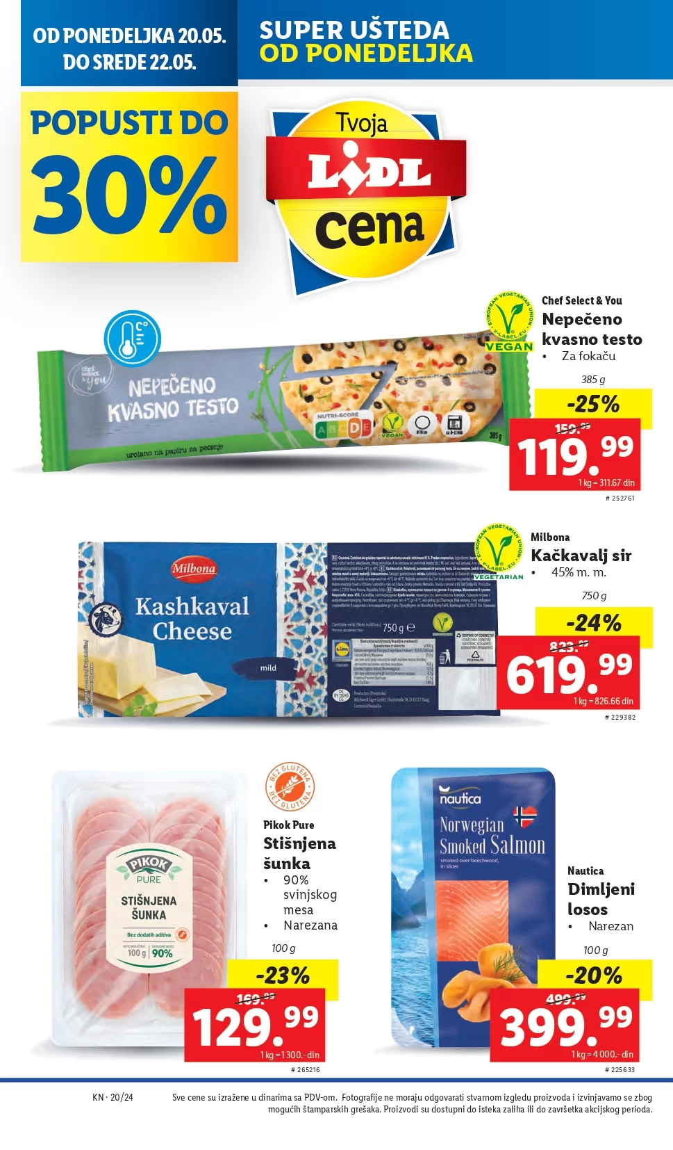 Lidl katalog PREHRANA 16-22.5.2024.