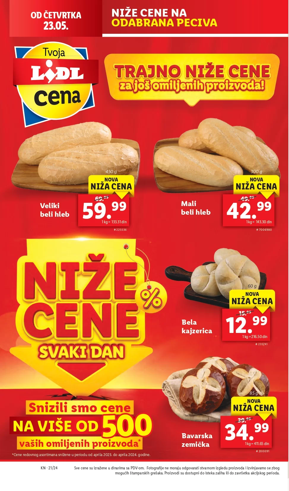 Lidl katalog PREHRANA 23-29.5.2024.
