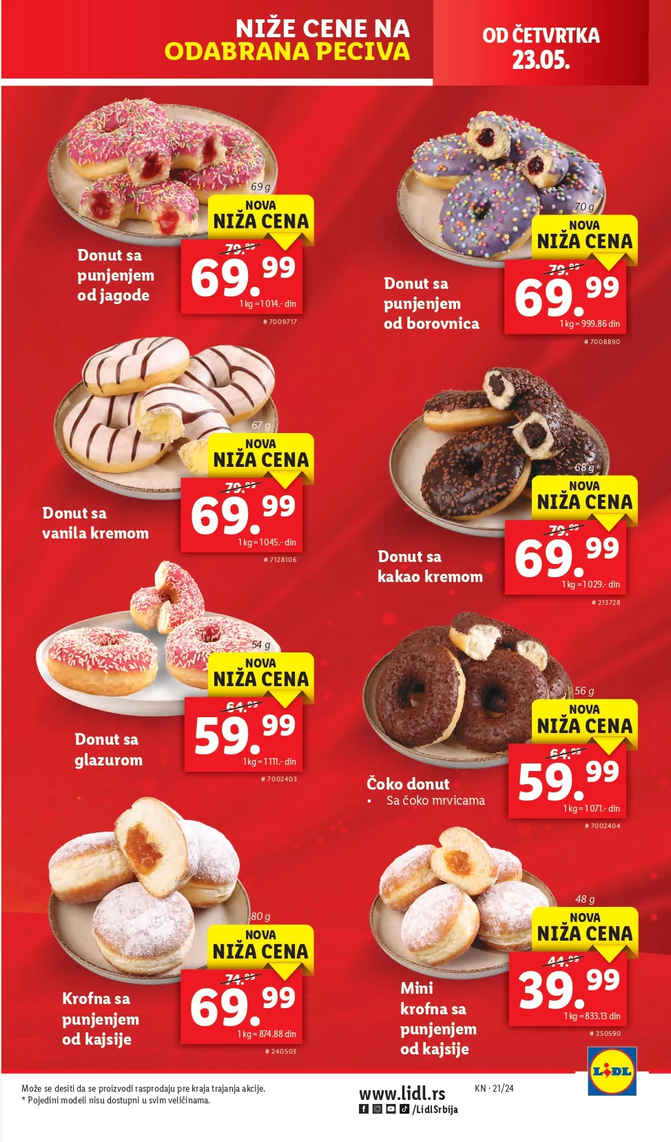 Lidl katalog PREHRANA 23-29.5.2024.