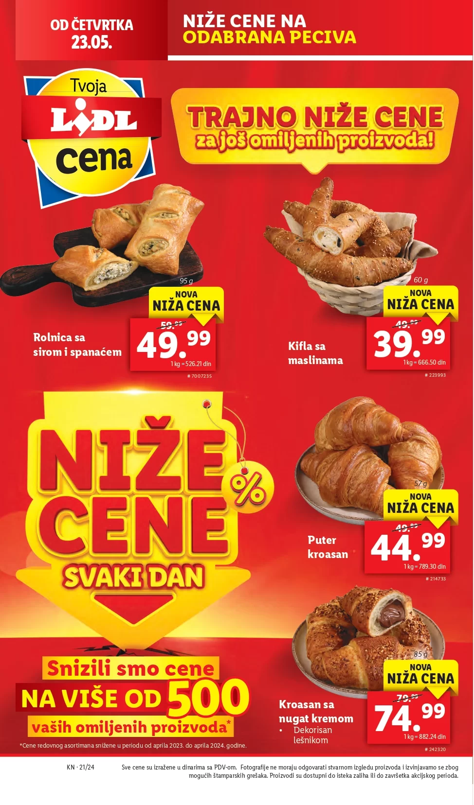 Lidl katalog PREHRANA 23-29.5.2024.
