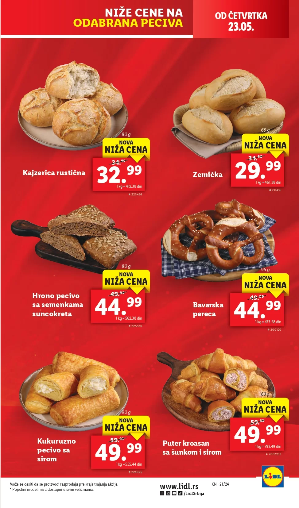 Lidl katalog PREHRANA 23-29.5.2024.