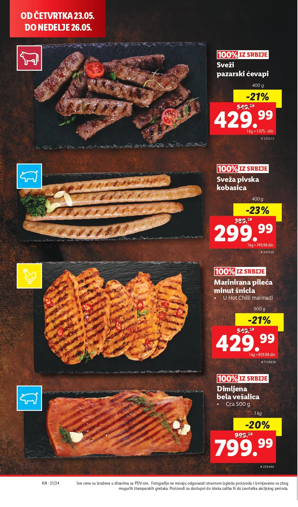 Lidl katalog PREHRANA 23-29.5.2024.