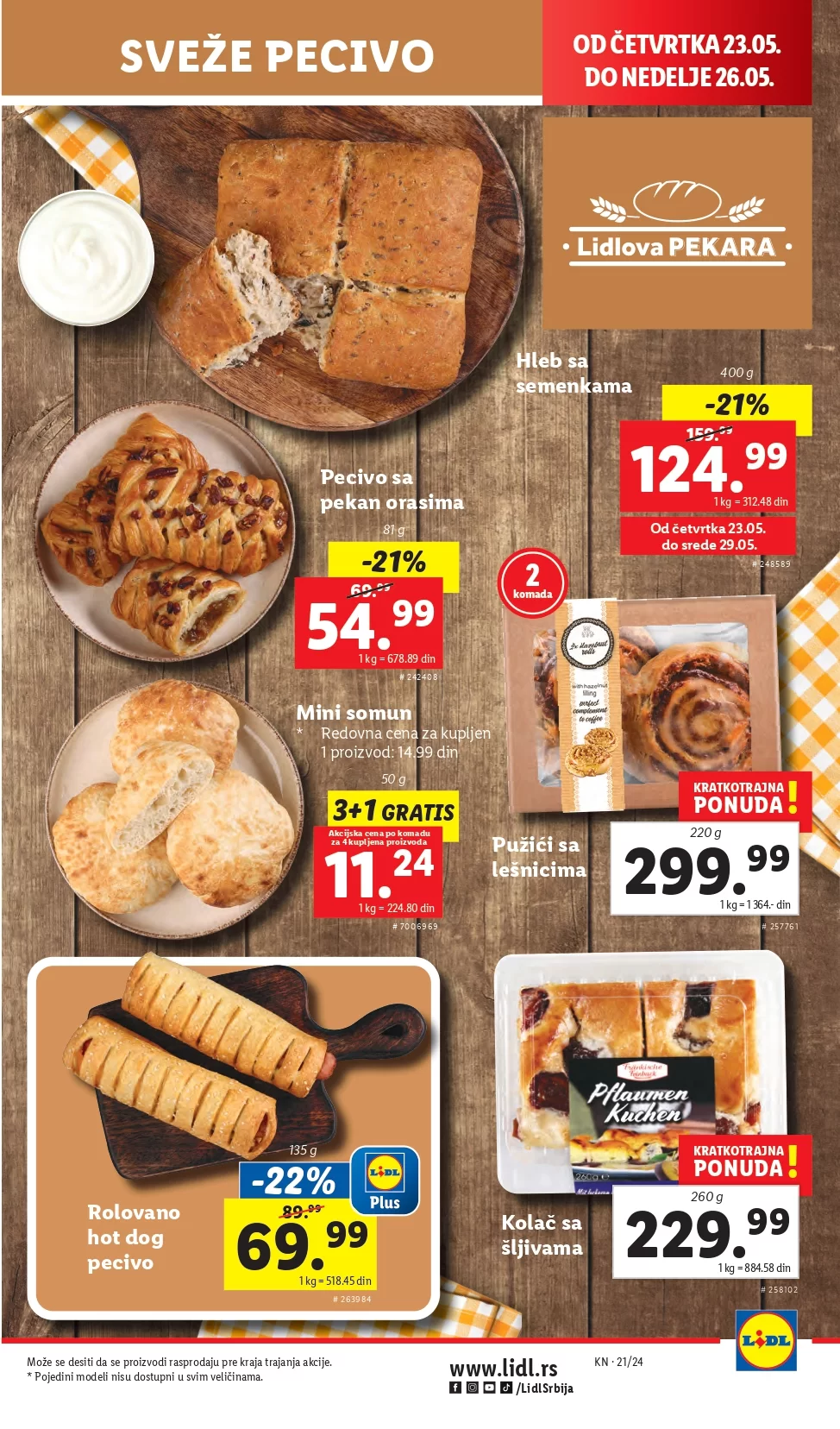Lidl katalog PREHRANA 23-29.5.2024.
