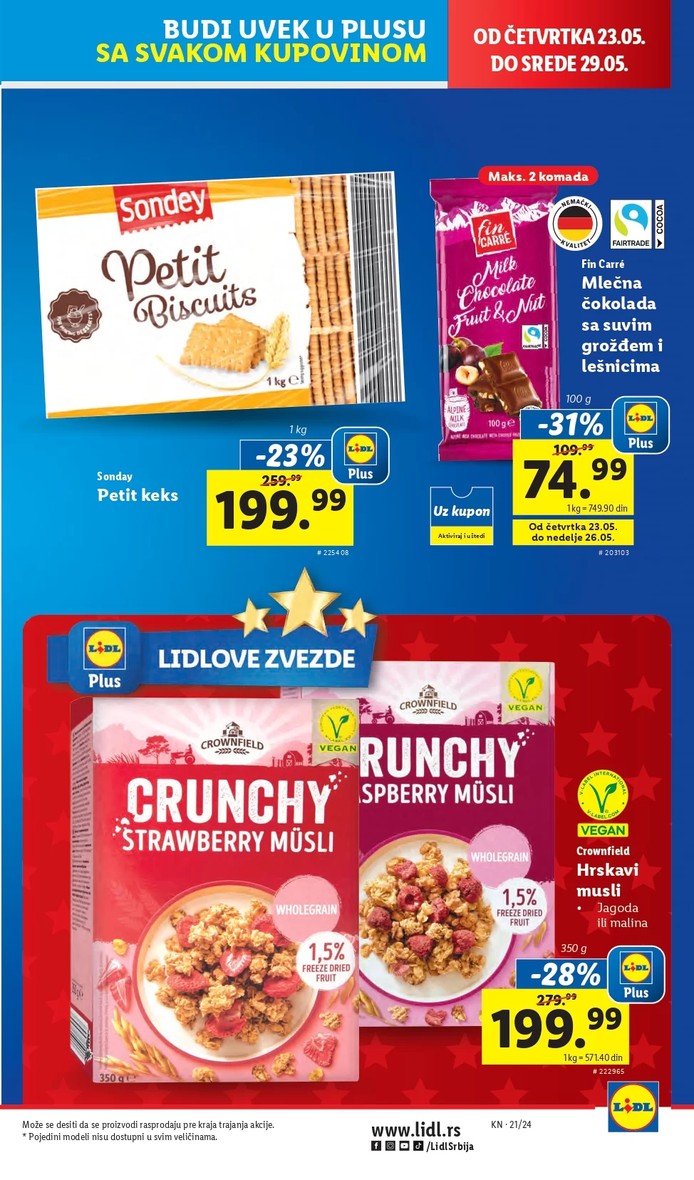 Lidl katalog PREHRANA 23-29.5.2024.