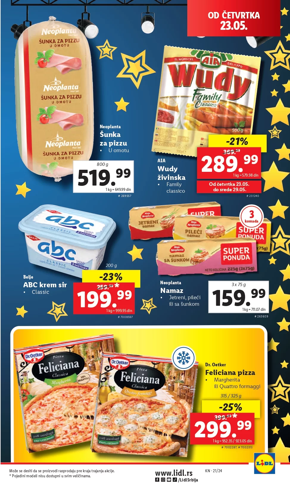 Lidl katalog PREHRANA 23-29.5.2024.