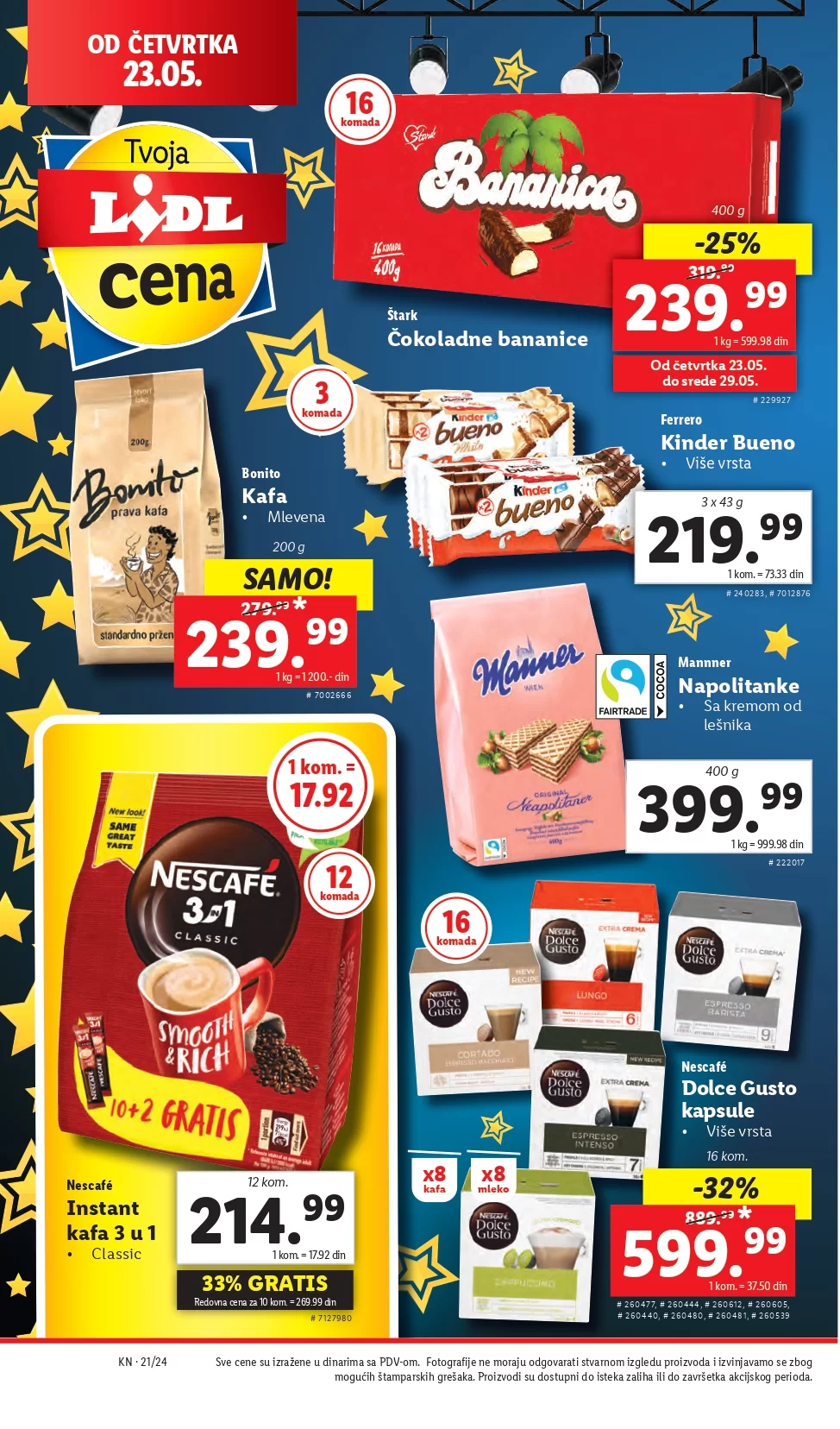 Lidl katalog PREHRANA 23-29.5.2024.