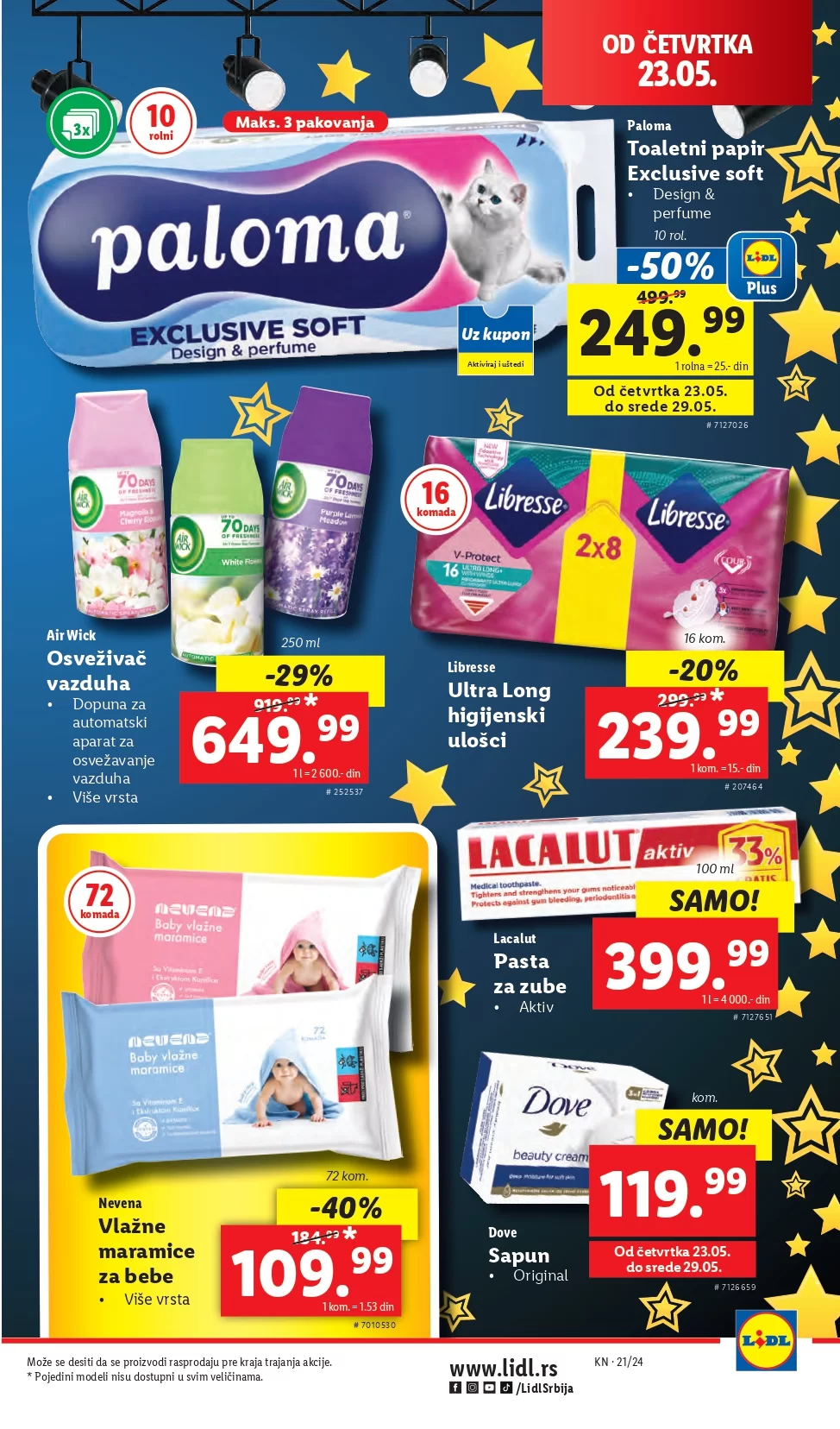 Lidl katalog PREHRANA 23-29.5.2024.