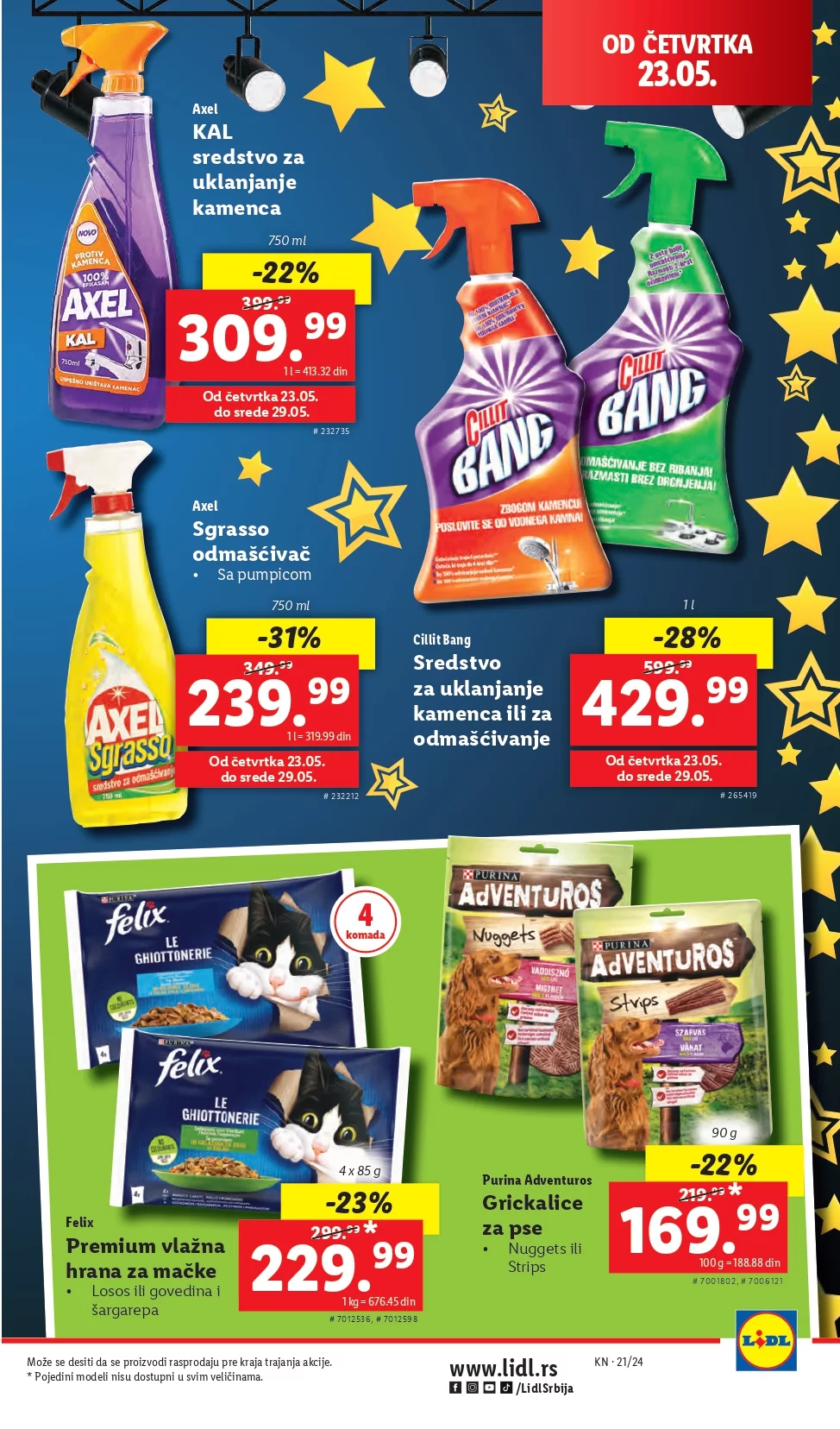 Lidl katalog PREHRANA 23-29.5.2024.