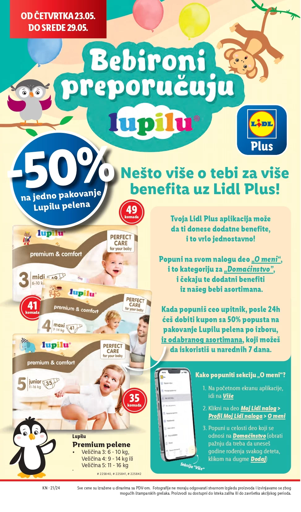 Lidl katalog PREHRANA 23-29.5.2024.
