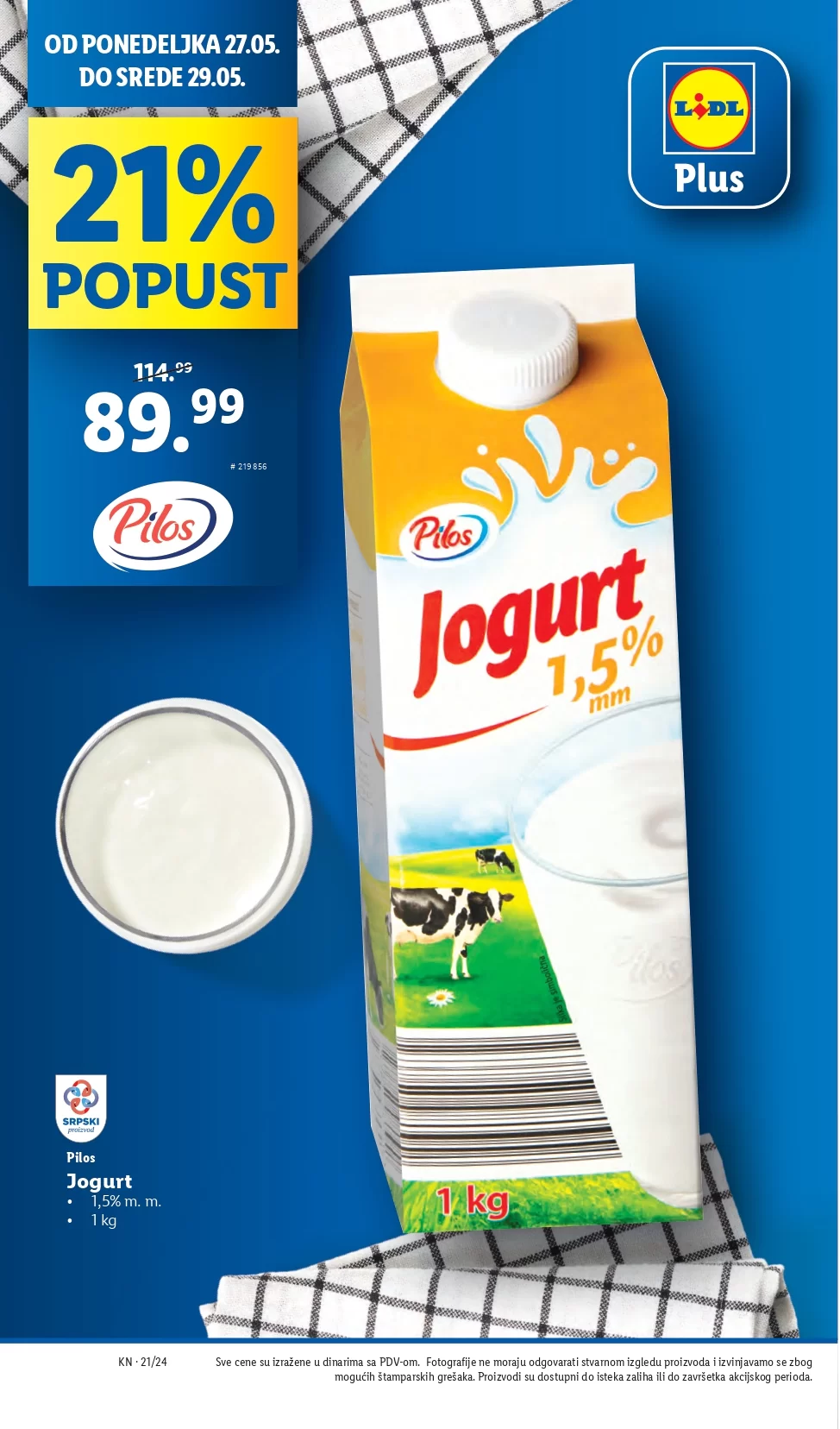 Lidl katalog PREHRANA 23-29.5.2024.