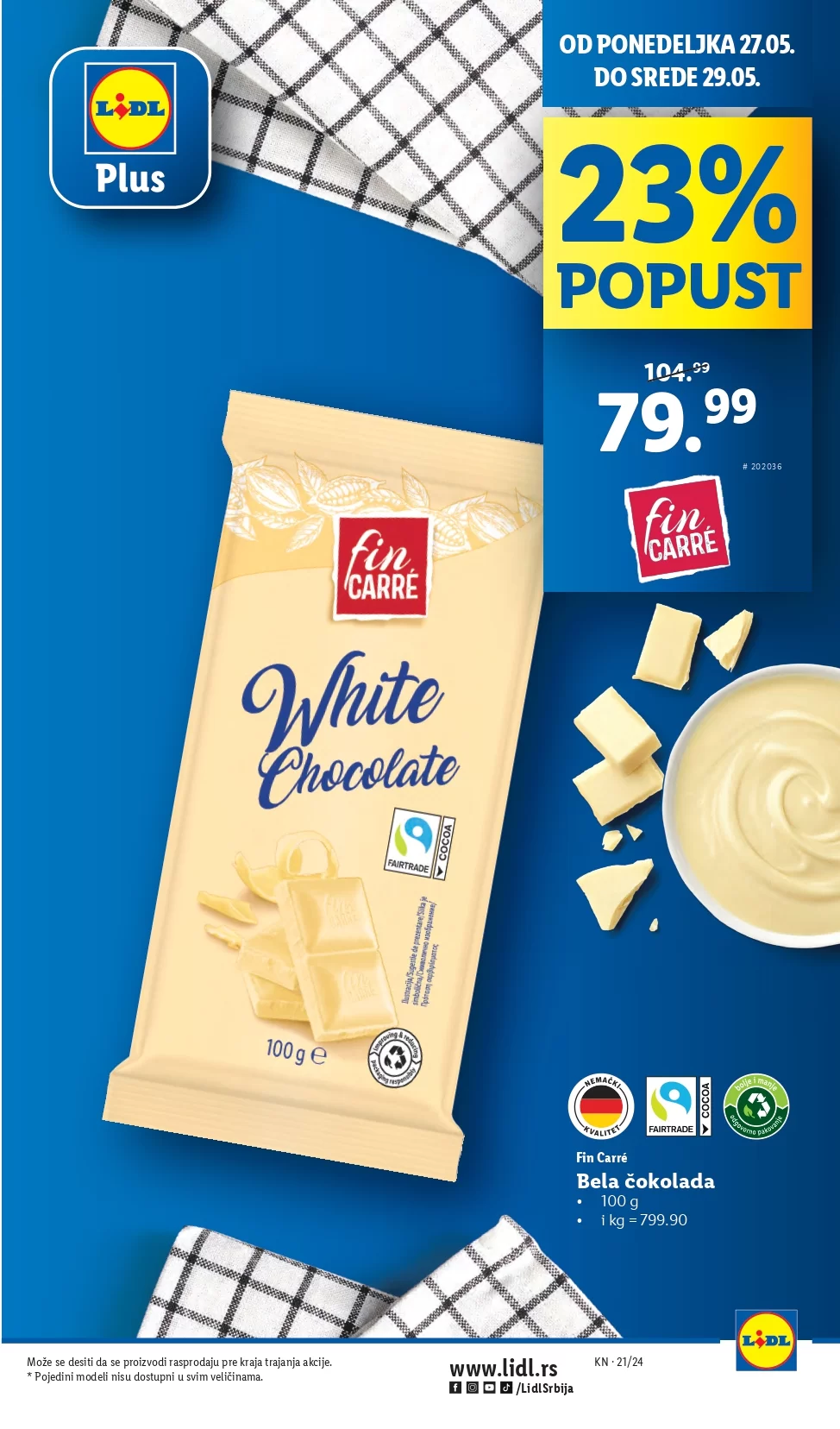 Lidl katalog PREHRANA 23-29.5.2024.
