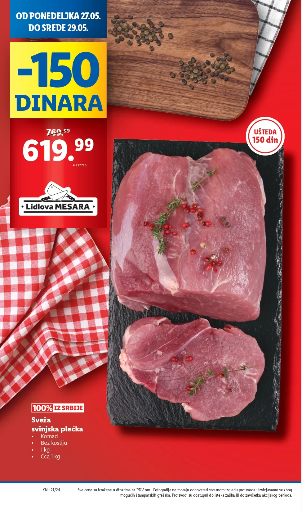 Lidl katalog PREHRANA 23-29.5.2024.