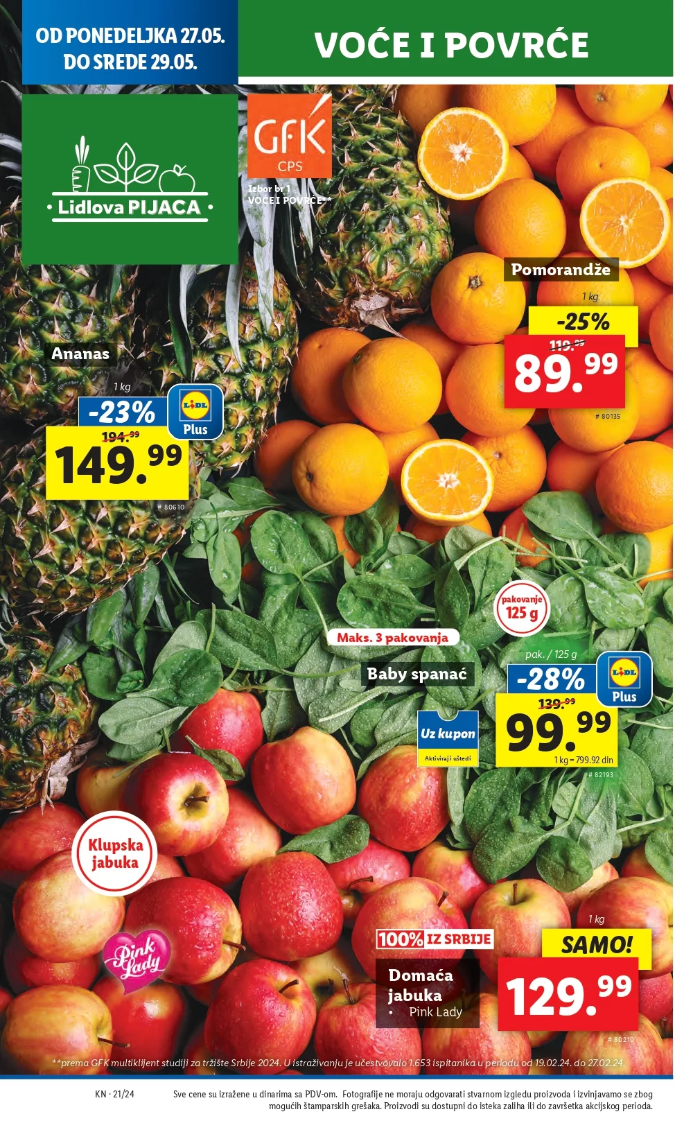 Lidl katalog PREHRANA 23-29.5.2024.