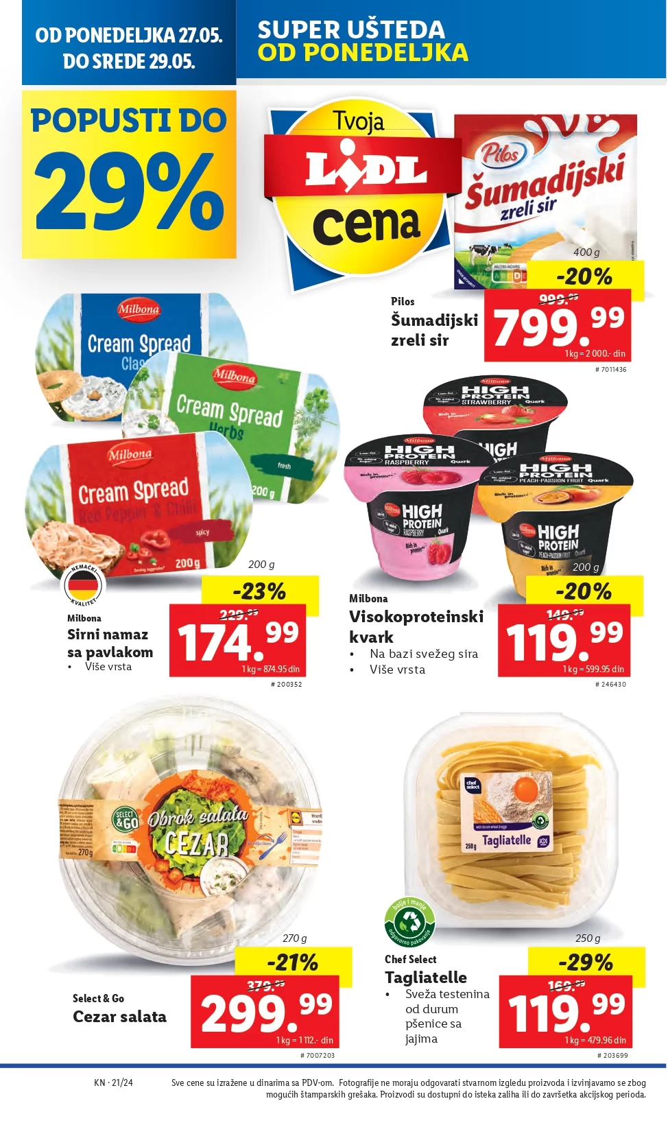 Lidl katalog PREHRANA 23-29.5.2024.