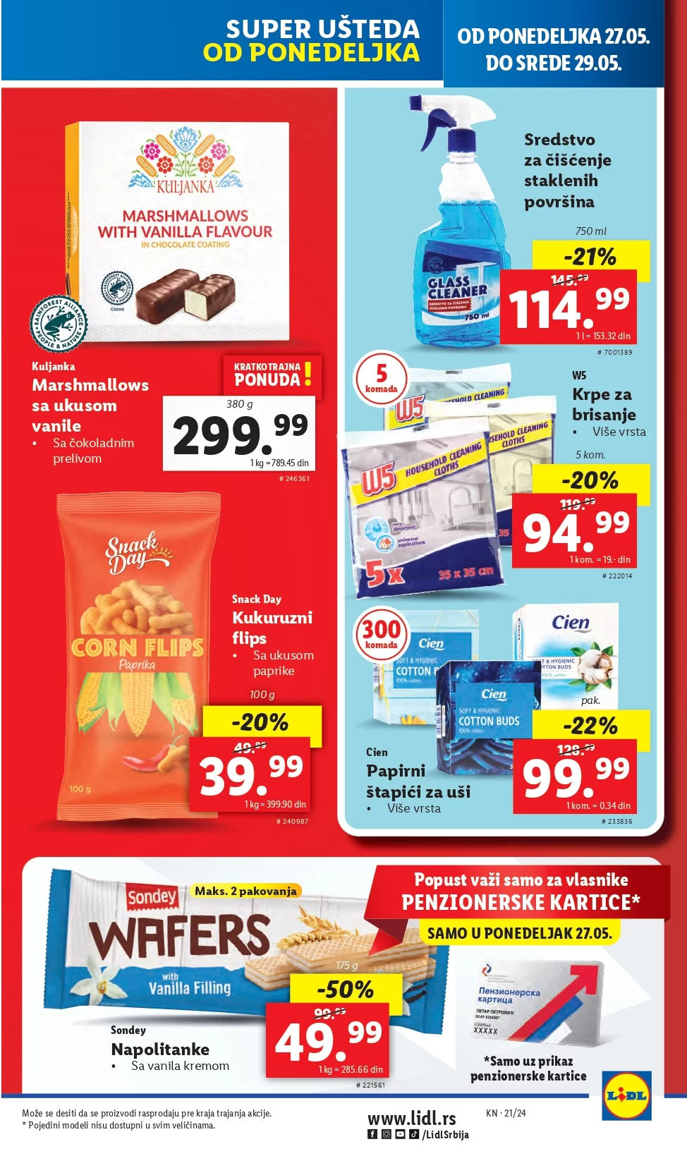 Lidl katalog PREHRANA 23-29.5.2024.