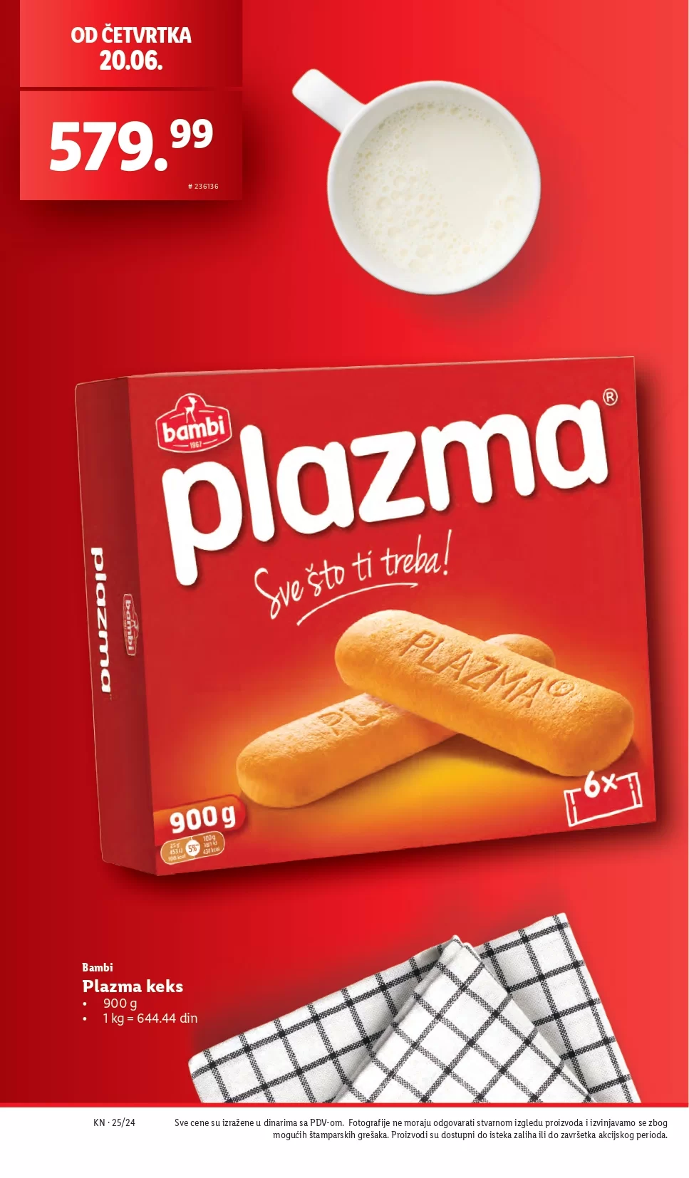 Lidl LETAK prehrana 20-23.6.2024.