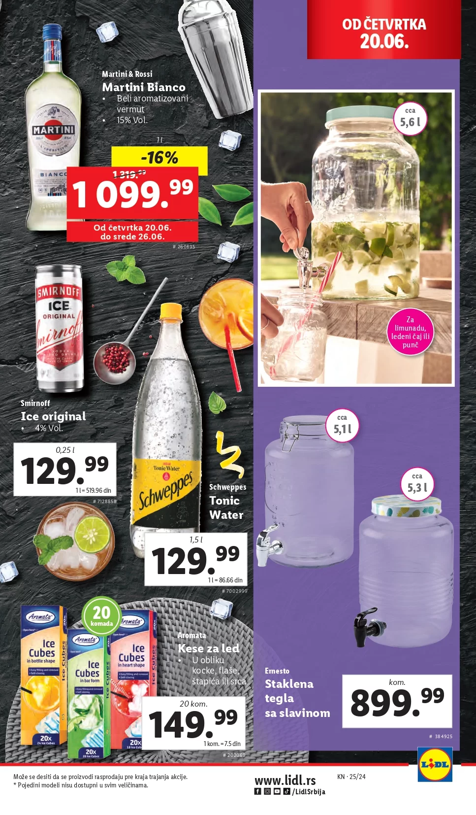 Lidl LETAK prehrana 20-23.6.2024.
