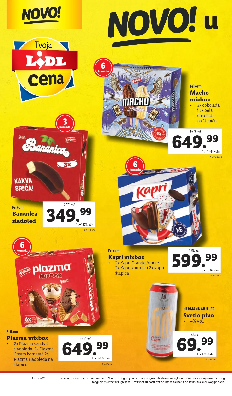 Lidl LETAK prehrana 20-23.6.2024.