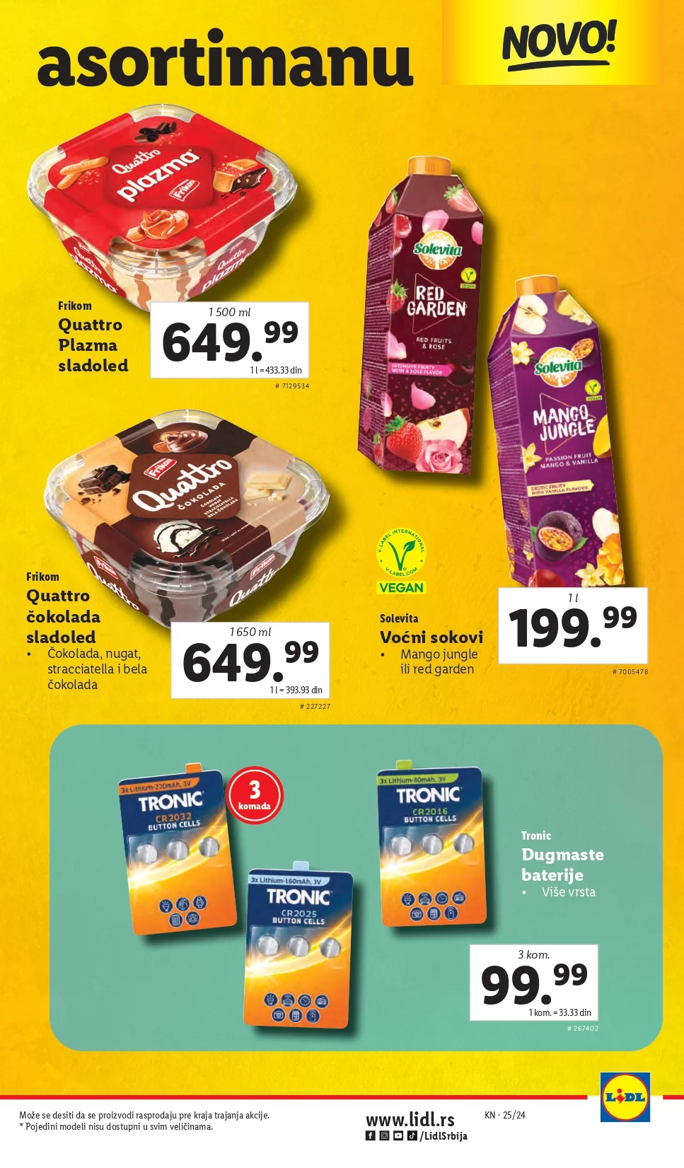 Lidl LETAK prehrana 20-23.6.2024.