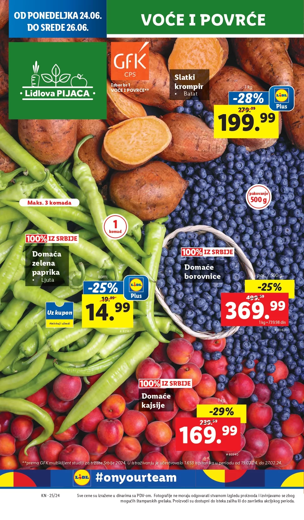 Lidl LETAK prehrana 20-23.6.2024.